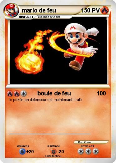 Pokemon mario de feu