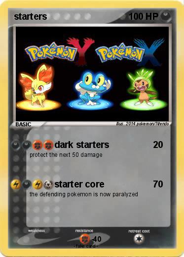 Pokemon starters