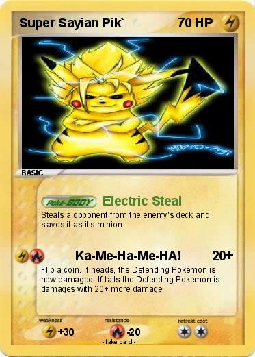 Pokemon Super Sayian Pik`