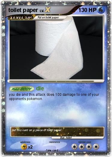 Pokemon toilet paper
