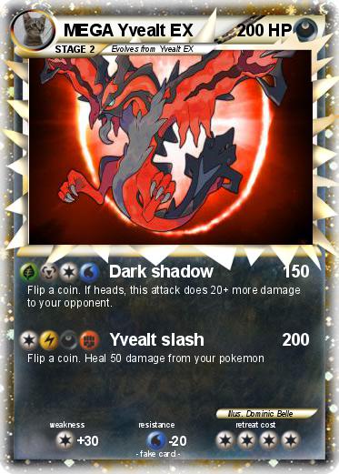Pokemon MEGA Yvealt EX