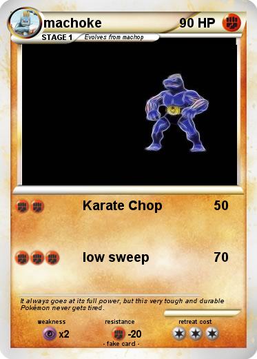 Pokemon machoke