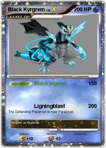 Pokemon Black Kyrgrem
