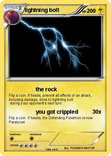 Pokemon lightning bolt