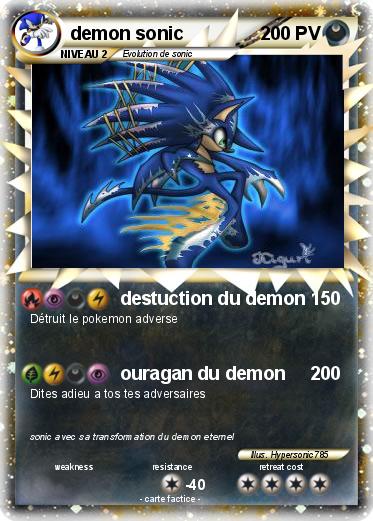 Pokemon demon sonic