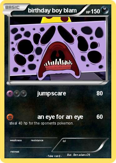 Pokemon birthday boy blam