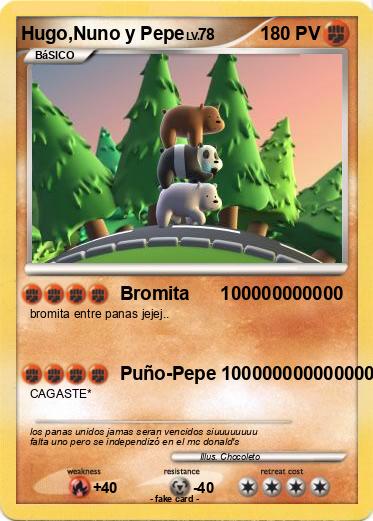 Pokemon Hugo,Nuno y Pepe