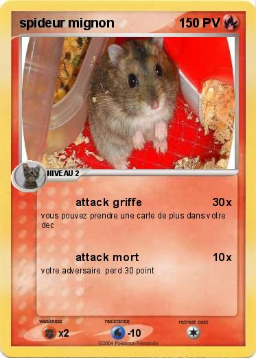 Pokemon spideur mignon 