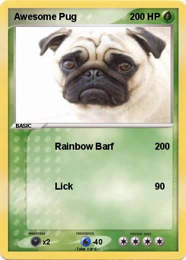 Pokemon Awesome Pug