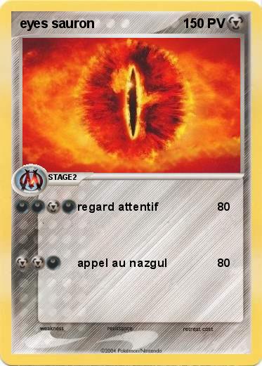 Pokemon eyes sauron