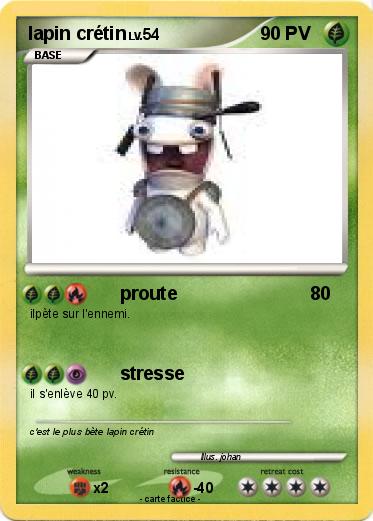 Pokemon lapin crétin