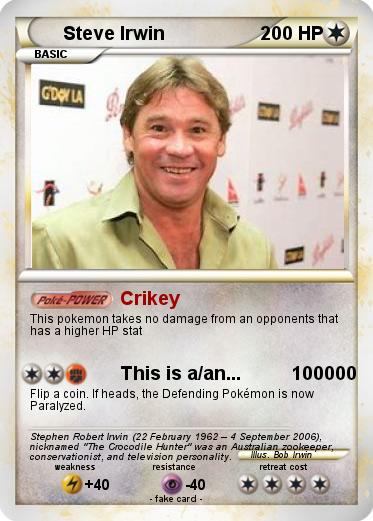 Pokemon Steve Irwin