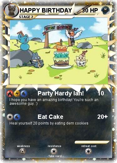 Pokemon HAPPY BIRTHDAY