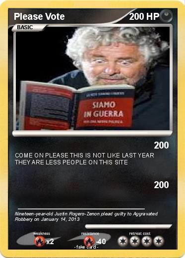 Pokemon Please Vote