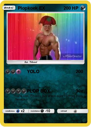 Pokemon Plopkoek EX