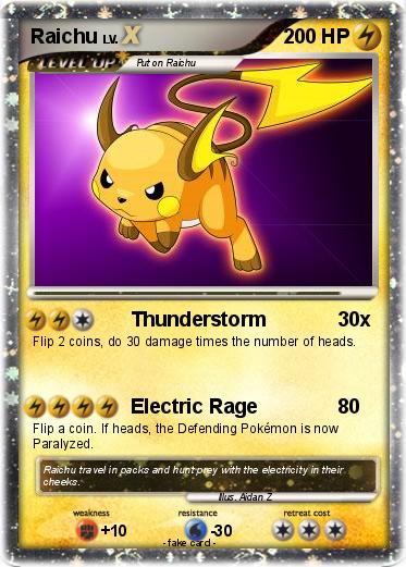 Pokemon Raichu