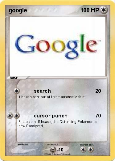 Pokemon google