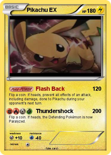 Pokemon Pikachu EX