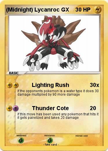 Pokemon (Midnight) Lycanroc GX