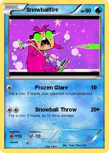 Pokemon Snowballfire