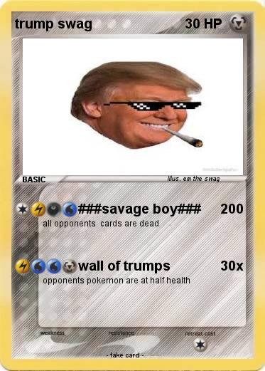 Pokemon trump swag