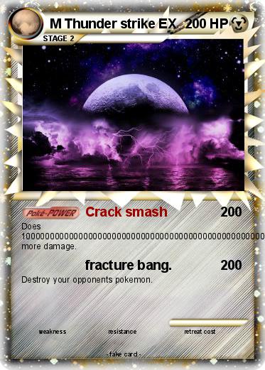 Pokemon M Thunder strike EX