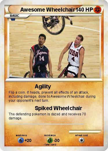 Pokemon Awesome Wheelchair