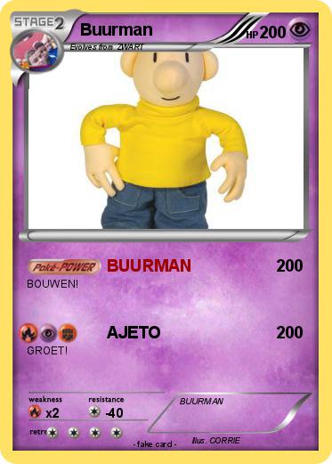 Pokemon Buurman