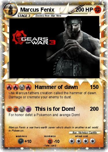 Pokemon Marcus Fenix