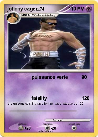 Pokemon johnny cage