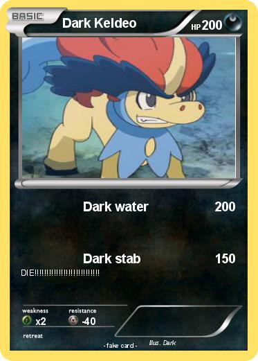 Pokemon Dark Keldeo