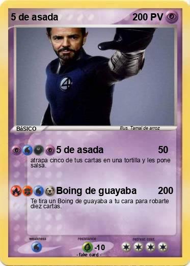 Pokemon 5 de asada