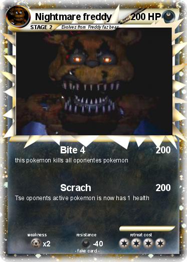 Pokemon Nightmare freddy
