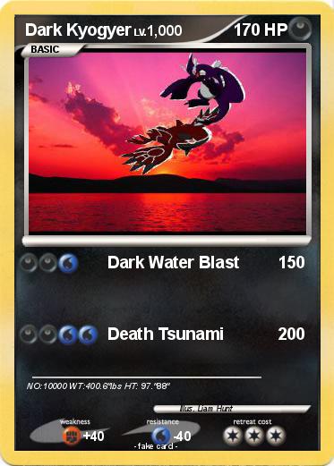 Pokemon Dark Kyogyer