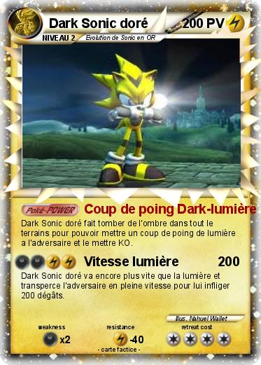 Pokemon Dark Sonic doré