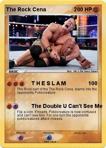 Pokemon The Rock Cena
