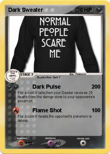 Pokemon Dark Sweater