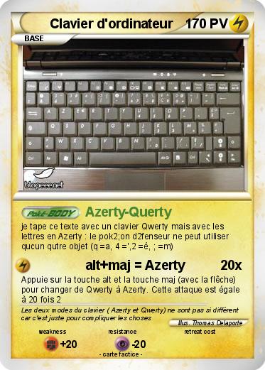 Pokemon Clavier d'ordinateur