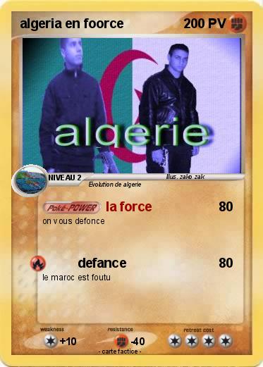 Pokemon algeria en foorce
