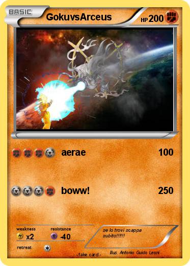 Pokemon GokuvsArceus