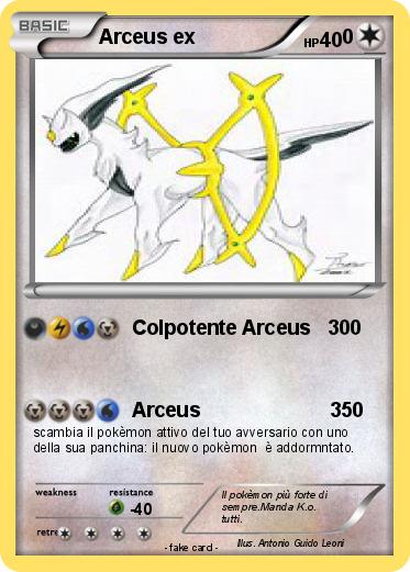 Pokemon Arceus ex                          0