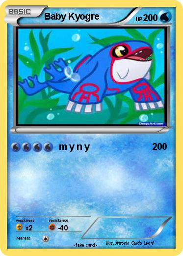 Pokemon Baby Kyogre