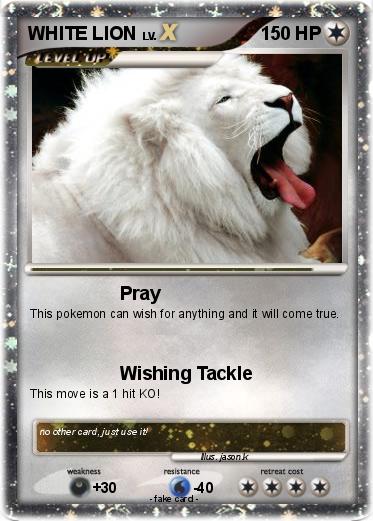 Pokemon WHITE LION