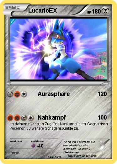 Pokemon LucarioEX