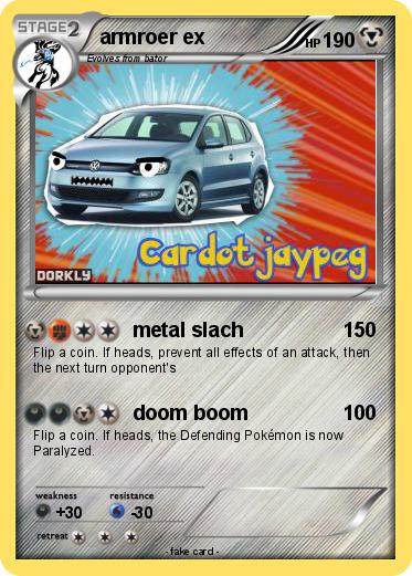 Pokemon armroer ex