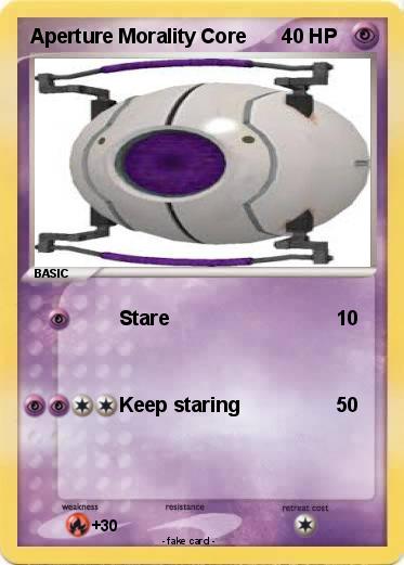 Pokemon Aperture Morality Core