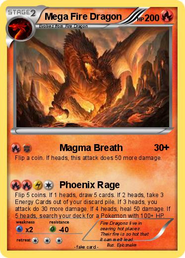 Pokemon Mega Fire Dragon