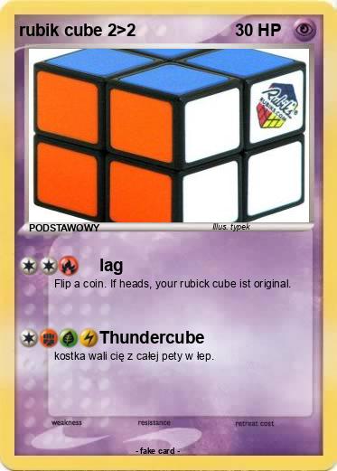 Pokemon rubik cube 2>2