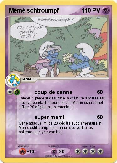 Pokemon Mémé schtroumpf
