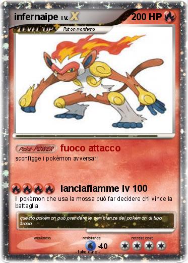 Pokemon infernaipe